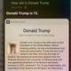 Illustration for article titled Siri Pulls Up Image of an Actual Dick When Asked About Trump